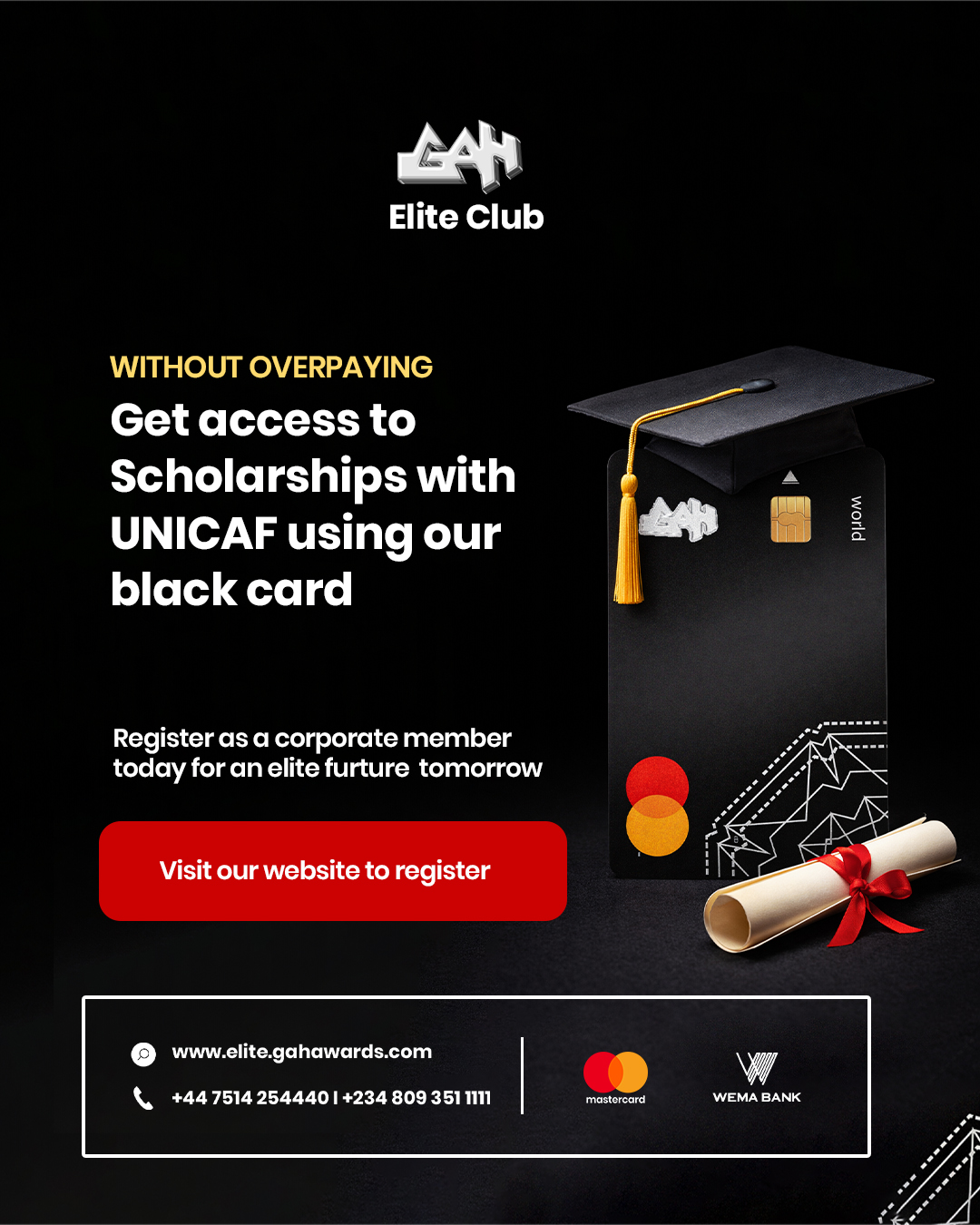 GAH Elite Black Card 2