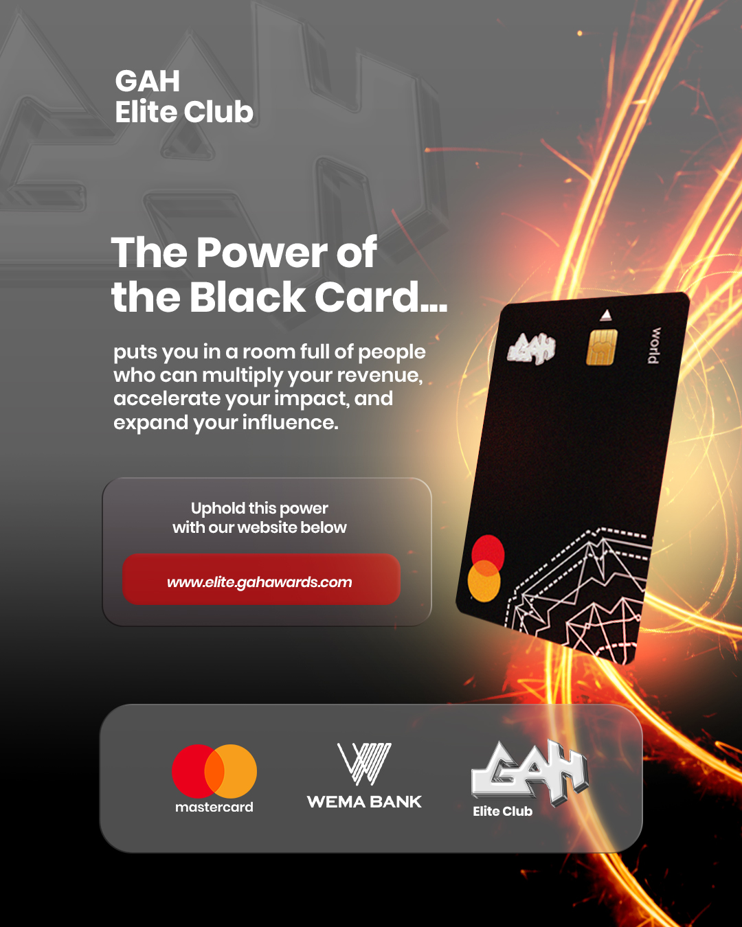 GAH Elite Black Card 6