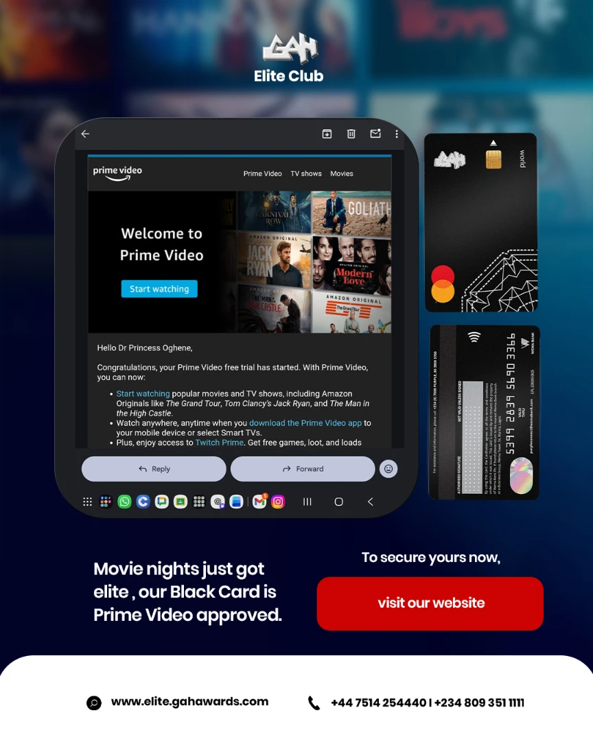 GAH Elite Black Card 1