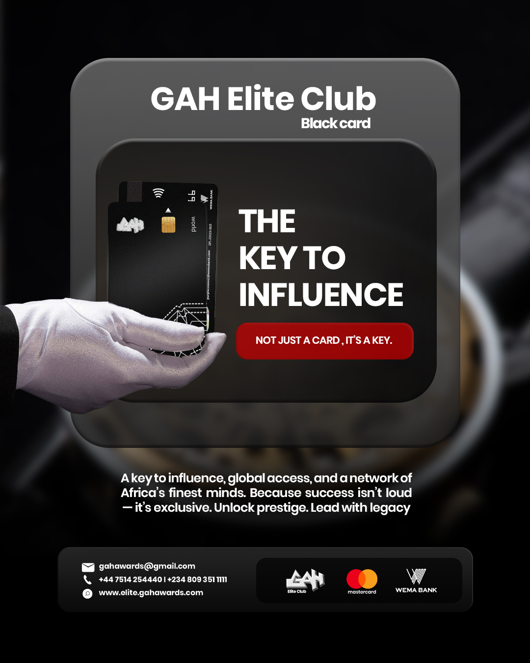 Daily Design GAH elite black card 1