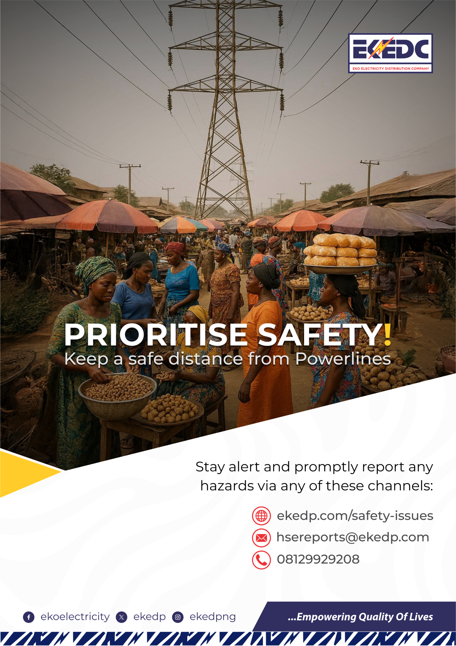 Prioritise safety - A4