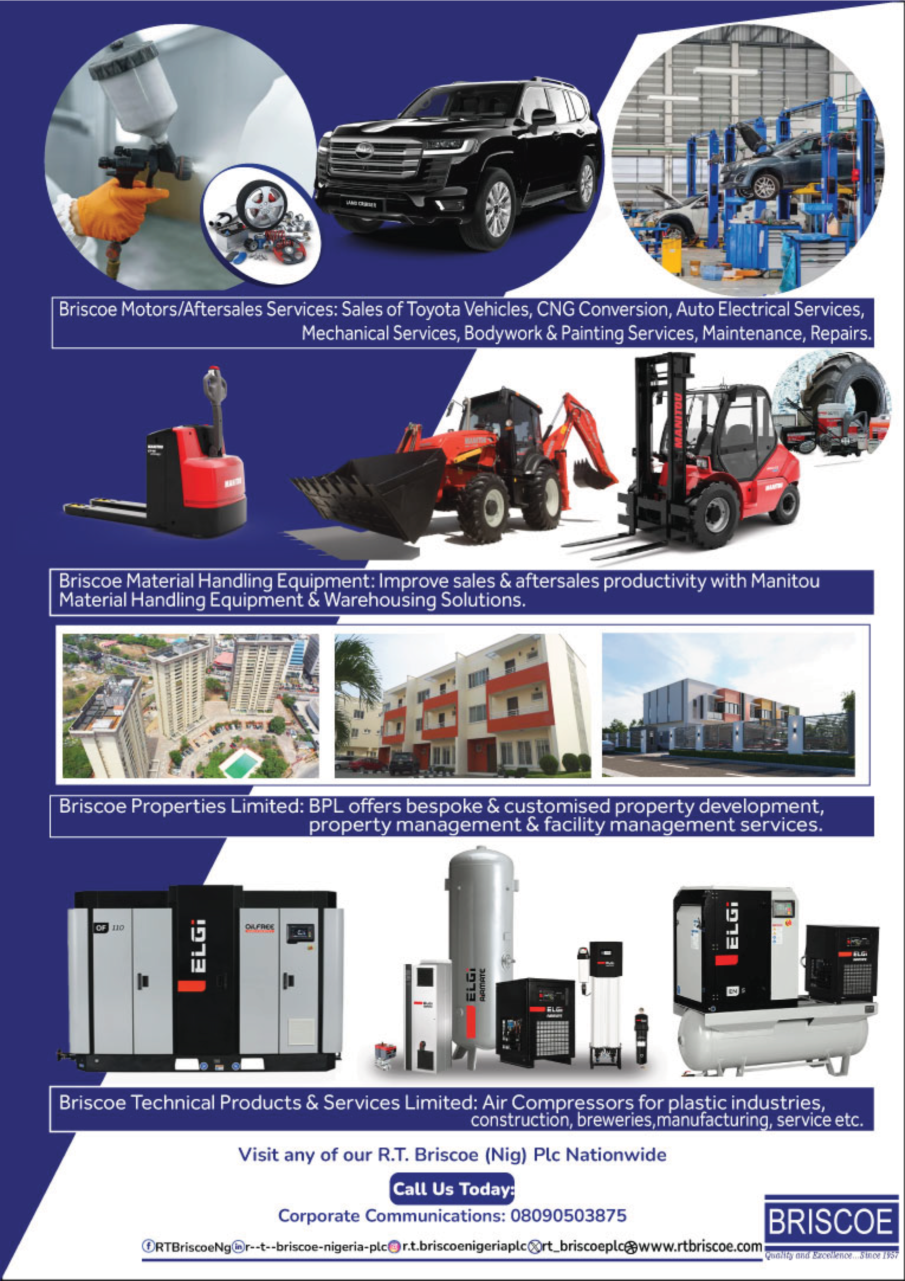R.T. BRISCOE (NIGERIA) PLC Advert